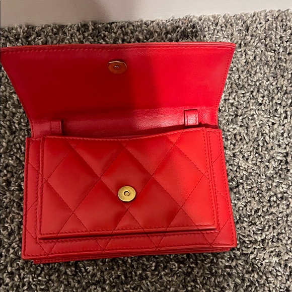 Balenciaga Red Leather XS Quilted Sharp Belt Bag - Picture 8 of 14